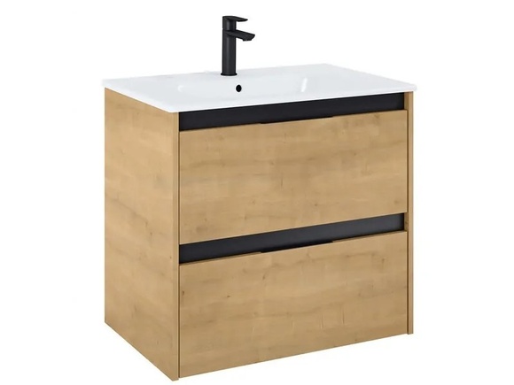 Модерен долен шкаф за баня Unik Light Oak 70см