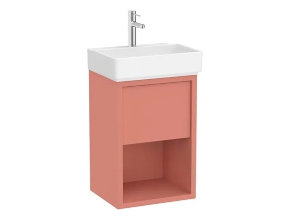 Unik Light Terracota долен шкаф за баня с мивка 45см