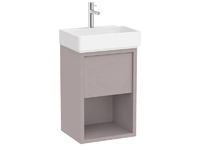 Unik Light Noble Grey шкаф за баня с мивка 45см