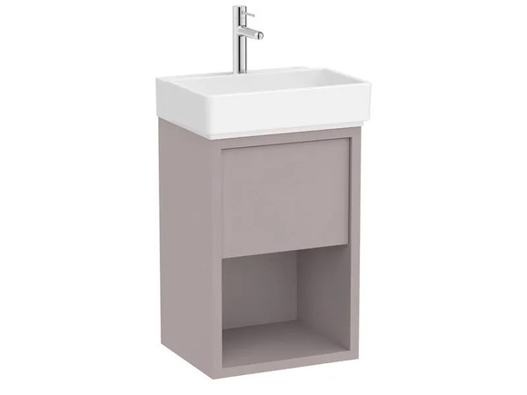 Unik Light Noble Grey шкаф за баня с мивка 45см