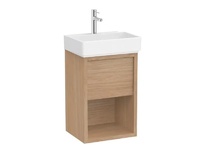 Елегантен шкаф за баня Unik Light Elm с мивка 45см