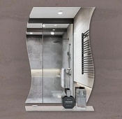 Елегантно огледало за баня Санремо