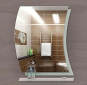Модерно огледало за баня Пиза