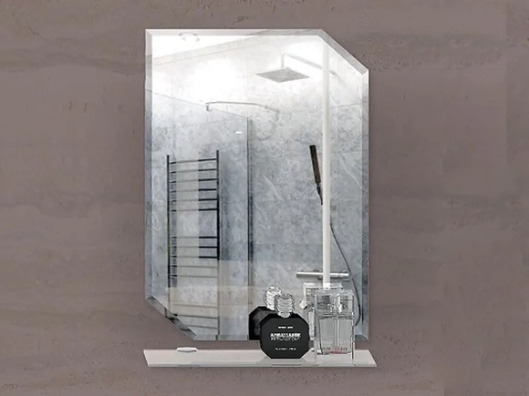 Елегантно огледало за баня Перуджа