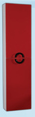 PVC колона за баня червена
